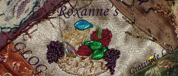 Roxanne's Gratitude Log (GLOG)